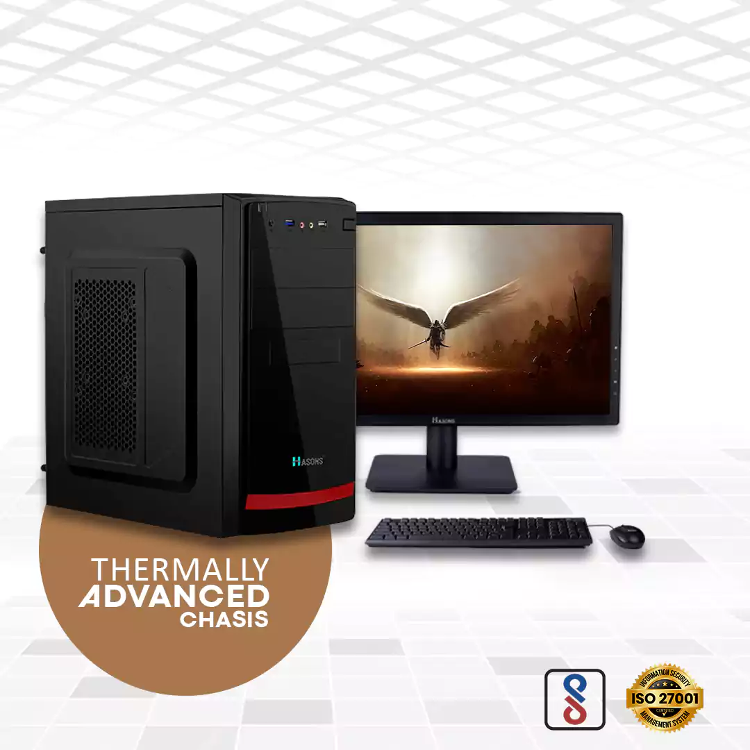 i3 Core 16GB RAM 12th Generation desktop |256 SSD | 1 TB HDD | H610 Motherboard Chipset | 21.5 Inch Big Screen | Desktop Set